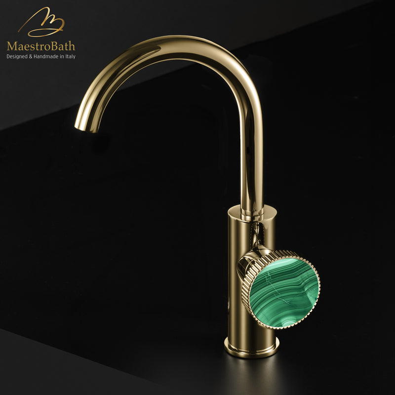 Preziosa Luxury Bathroom Faucet | Polished Gold