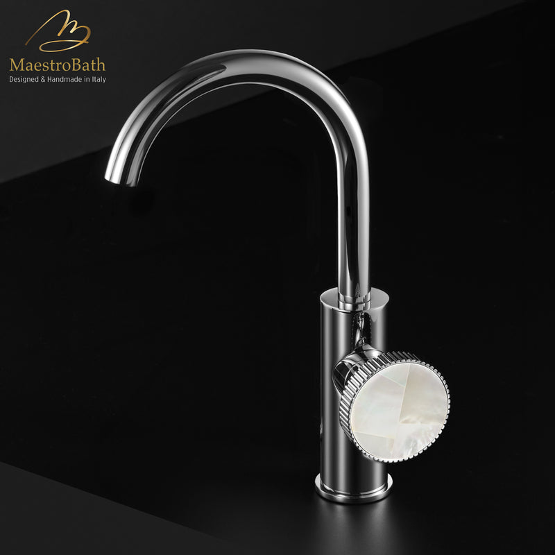 Preziosa Luxury Bathroom Faucet | Polished Chrome