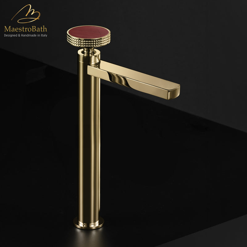 Preziosa Luxury Bathroom Faucet | Polished Gold