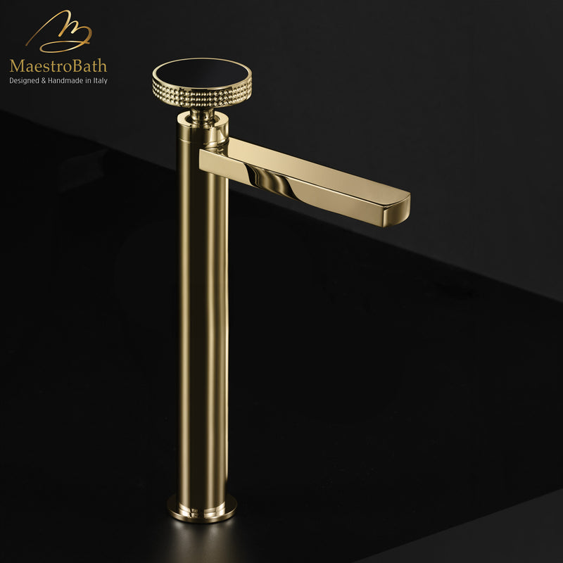 Preziosa Luxury Bathroom Faucet | Polished Gold