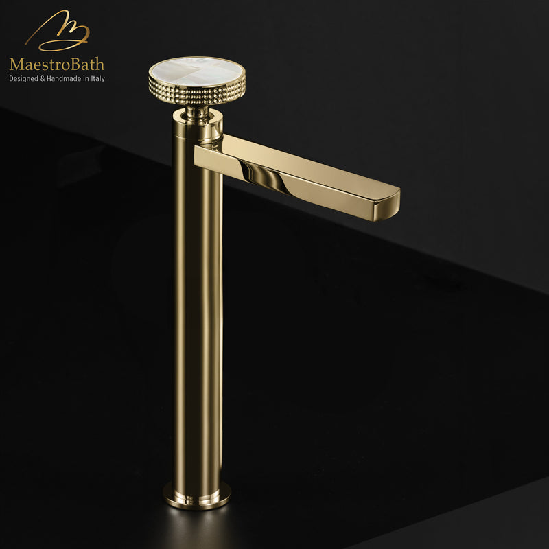 Preziosa Luxury Bathroom Faucet | Polished Gold