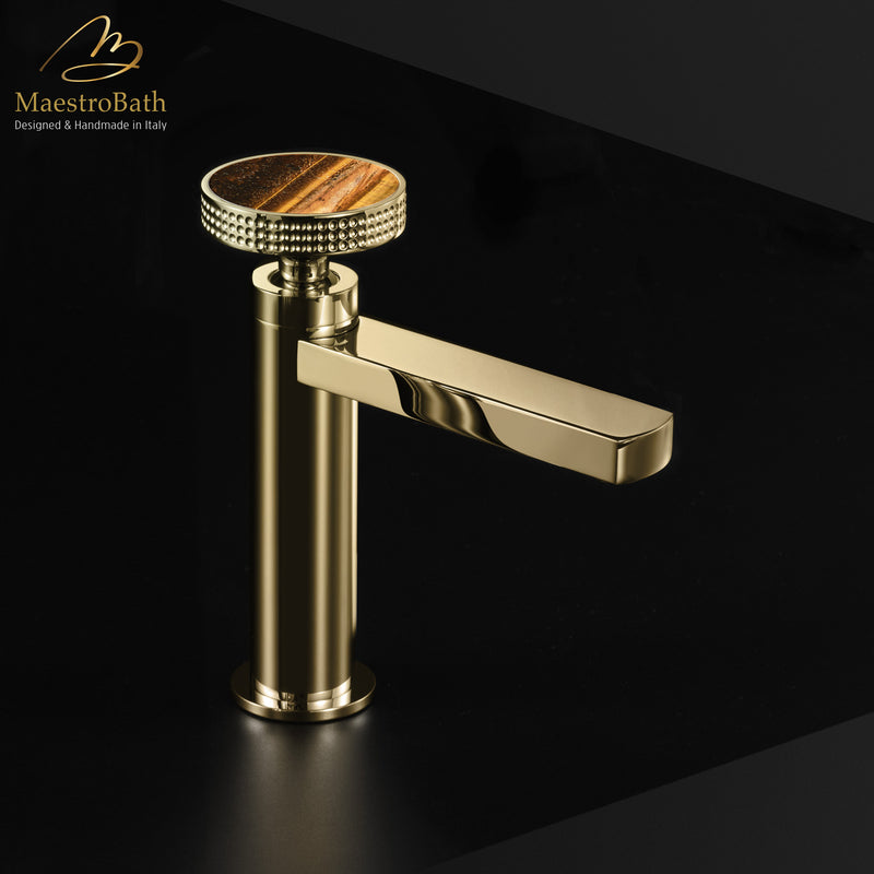 Preziosa Luxury Bathroom Faucet | Polished Gold