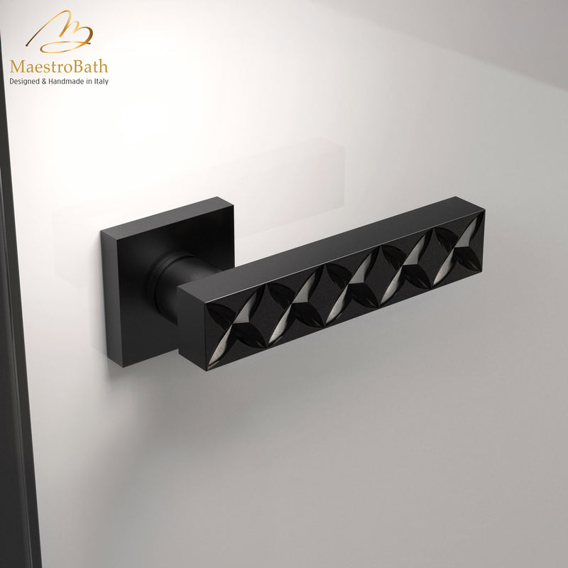 Fancy Door Handle | Black