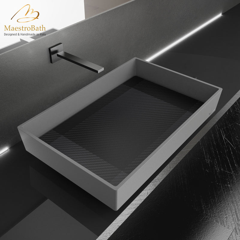 Carbon Tech XL by Tonino Lamborghini Vessel Sink