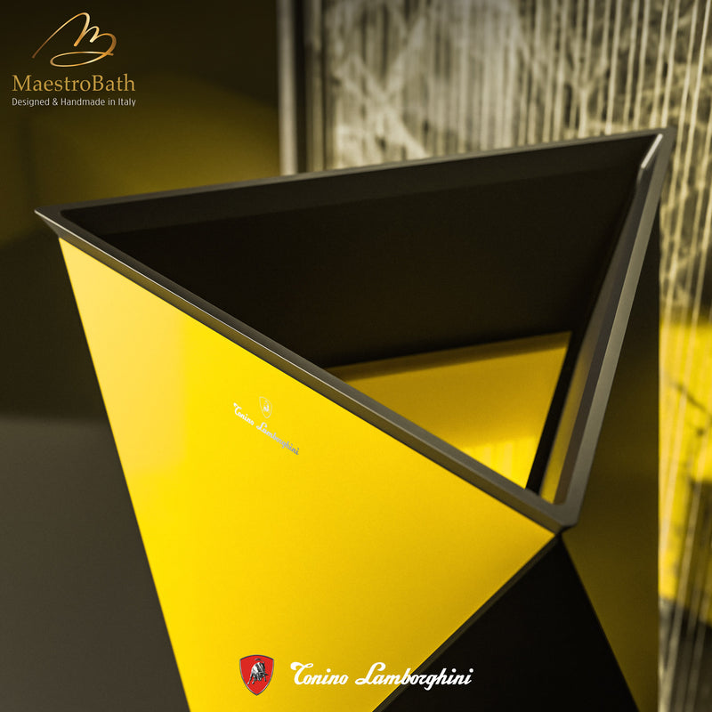 Prisma by Tonino Lamborghini Freestanding Sink