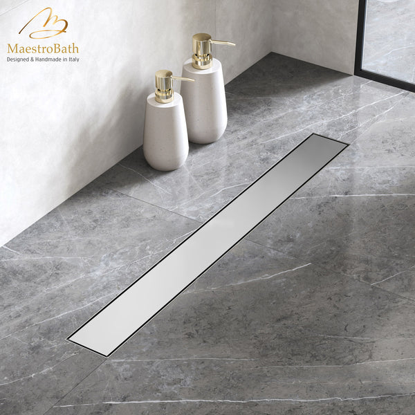 Modern Shower Linear Drain 915 | Polished Chrome