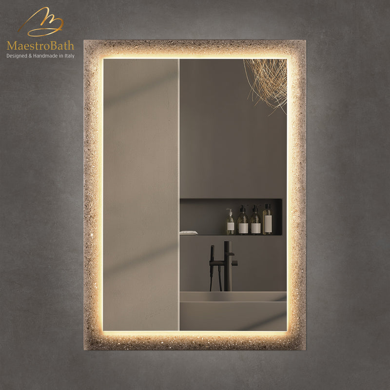 Luxury Crystal Single Vanity Mirror