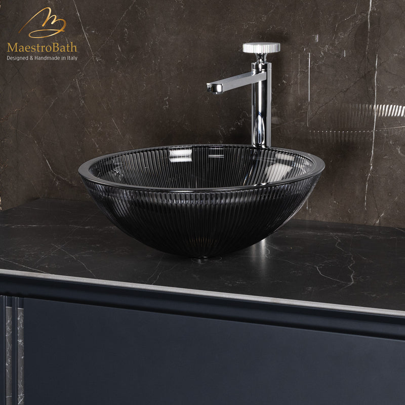 Plisse Luxury Round Vessel Sink