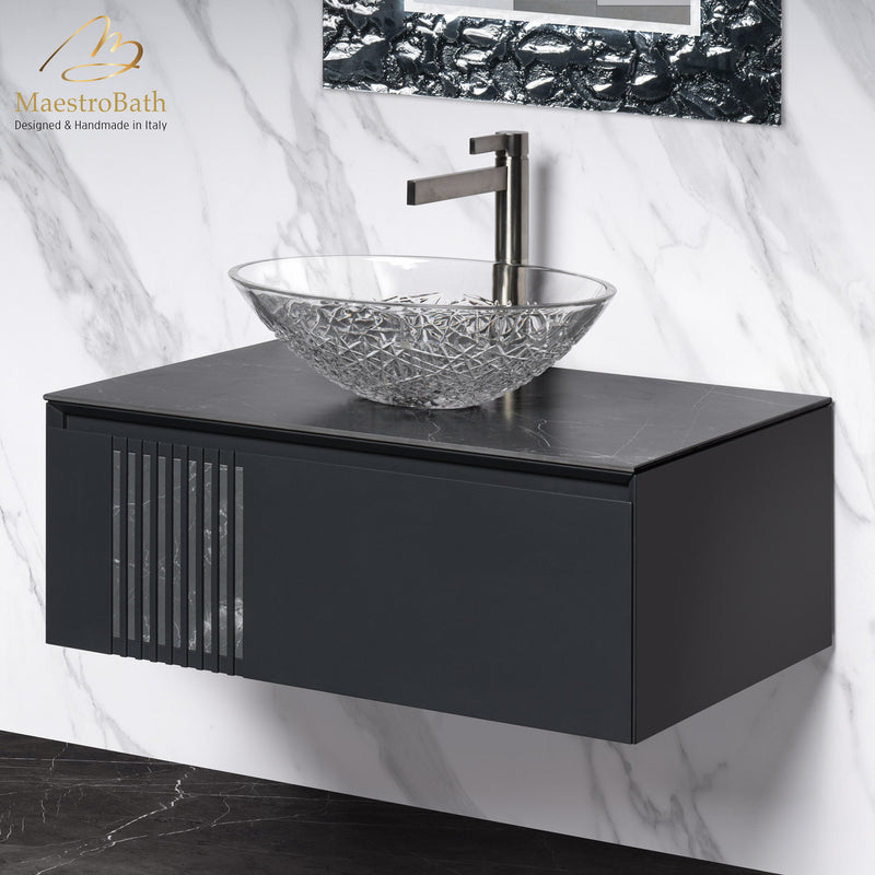 Mantua Bathroom Vanity 32" | Black