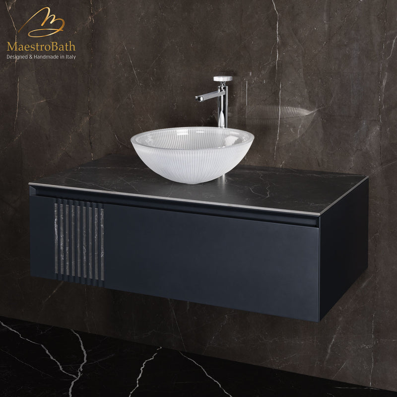 Plisse Luxury Round Vessel Sink