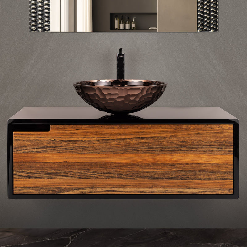 Noceto 100 Bathroom Vanity | Walnut