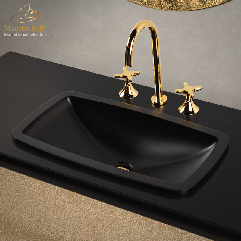 Fioritura Luxury 3-hole Bathroom Faucet