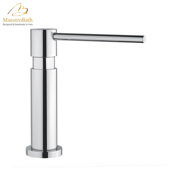 Modern Kitchen Soap Dispenser | Chrome Finish