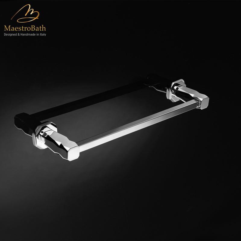 IKON Polished Chrome Luxury Towel Bar