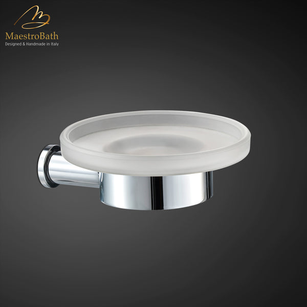 Modern Soap Holder | Polished Chrome