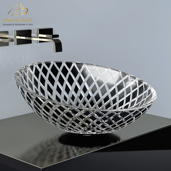 Designer Vessel Sink #color_black transparent