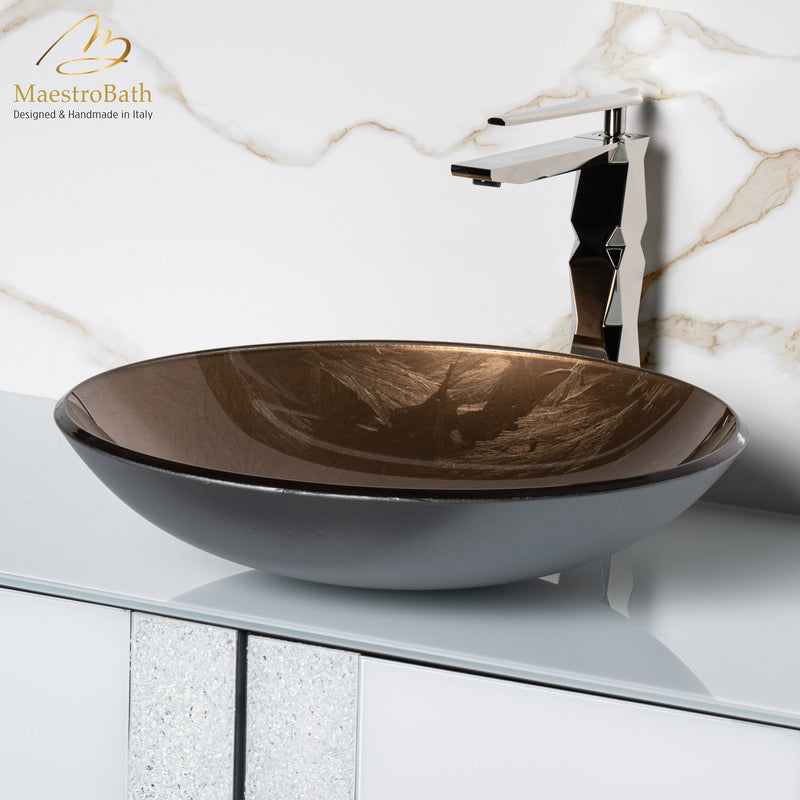 Calcolo Vessel Sink | Bronze