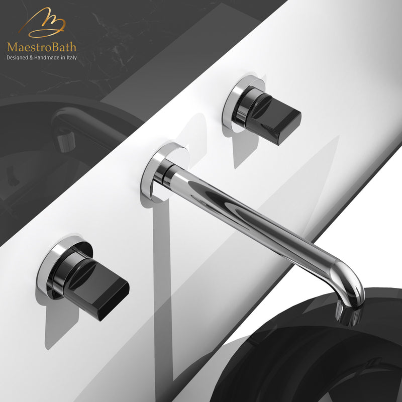 Cubo Luxury Wall-mount Bathroom Faucet