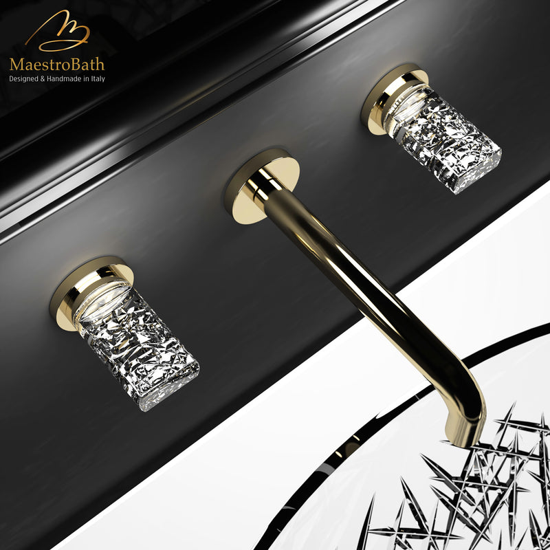 Ice Luxury Wall-mount Bathroom Faucet