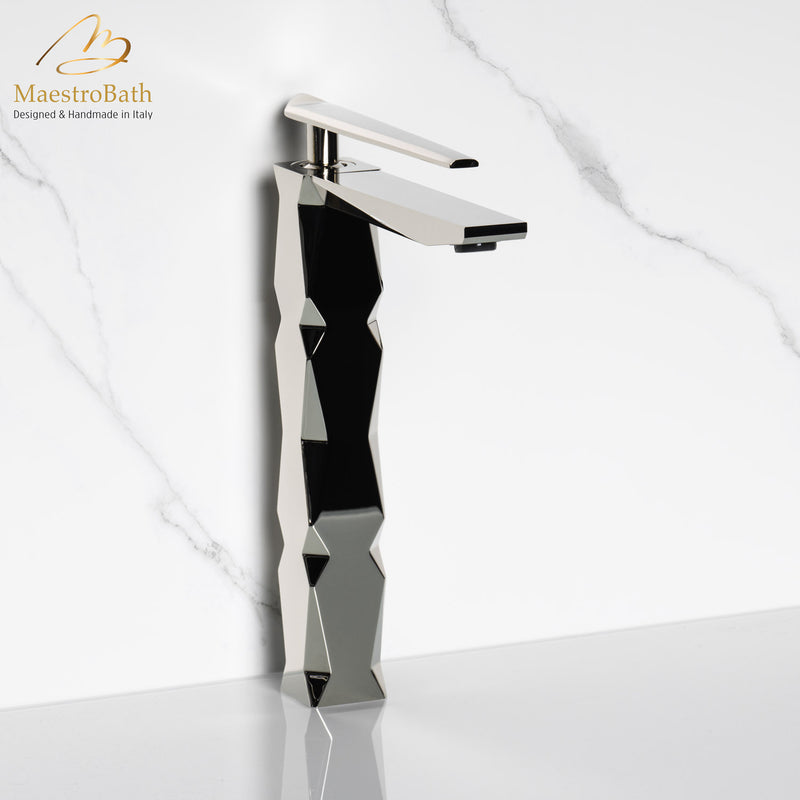 Ikon Polished Nickel Luxury Vessel Sink Faucet