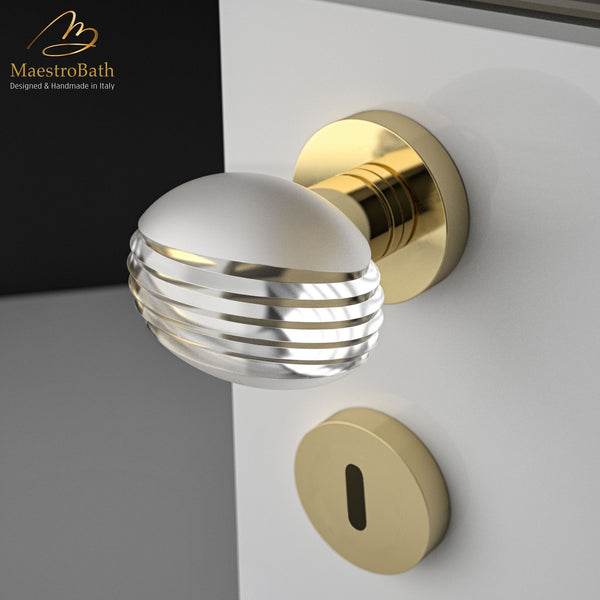 Owl Luxury Door Handle | Polished Gold