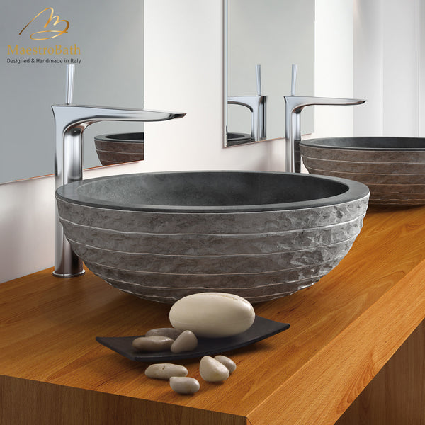 Designer Stone Sink #color_black