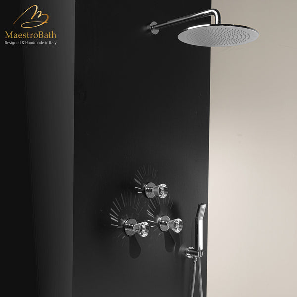 Artik Complete Shower System | Polished Chrome