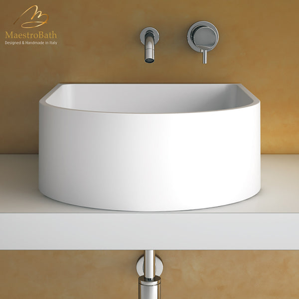 Teknoform Soul White Luxury Vessel Sink