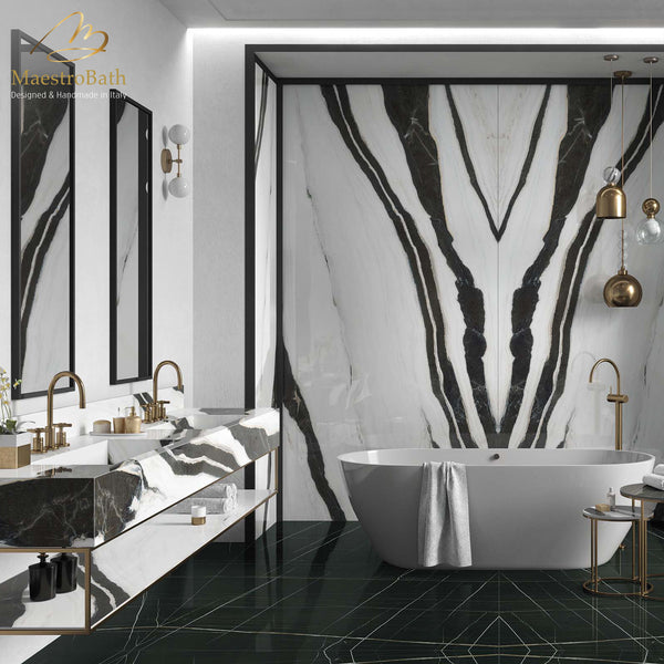 Panda Luxury Tile | Black and White