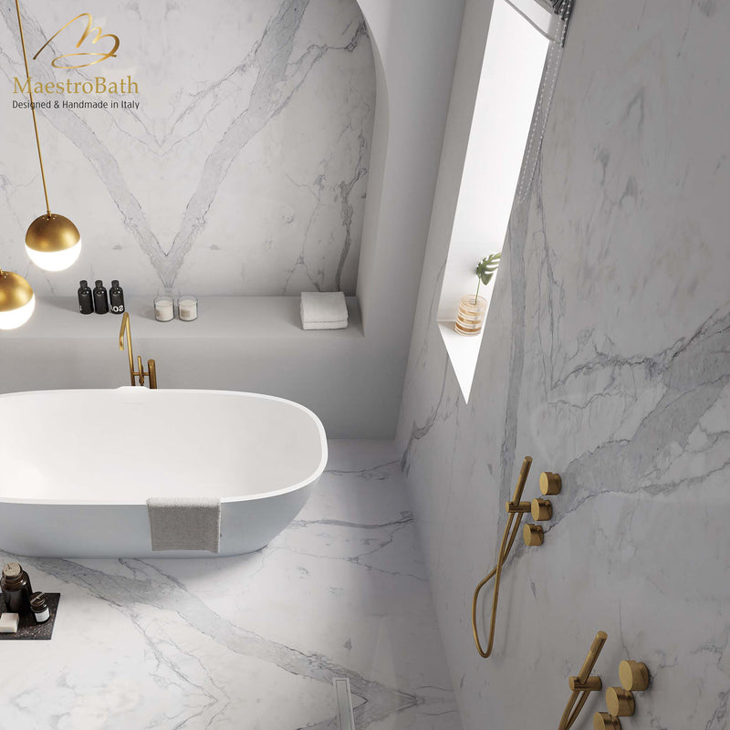 Statuario Luxury Tile | White