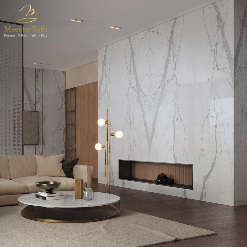 Statuario Luxury Tile | White