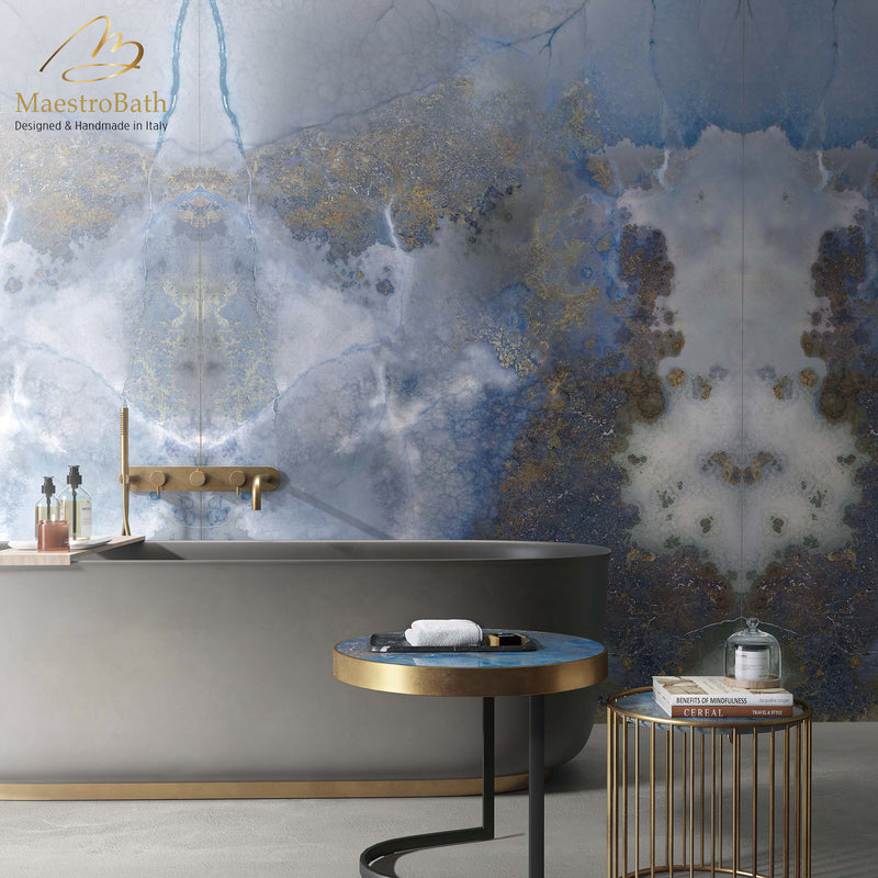 Thunderstorm Luxury Tile | Blue