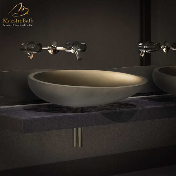 Vetrofreddo Kool Max Bronze Unique Bath Sink #color_bronze